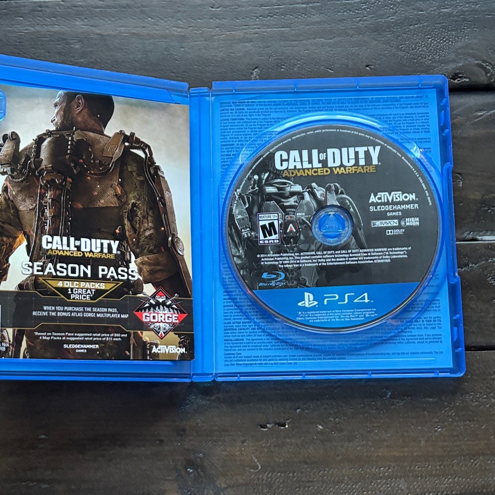 Sony PS4 Call of Duty Modern Warfare Advance Warfare Playstation Video games - Picture 3 of 4
